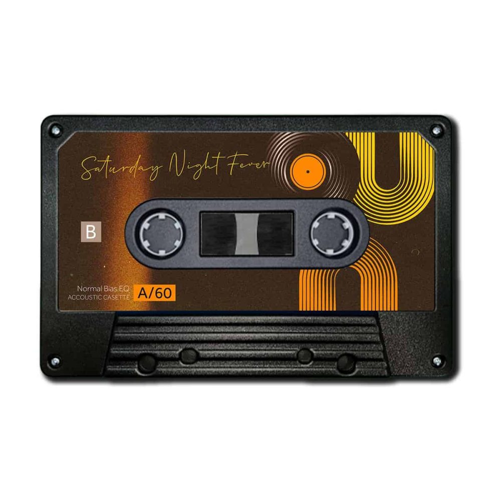 Disco Fever – Retro Tape XL | Iconic Music Wall Art (60×40 cm)