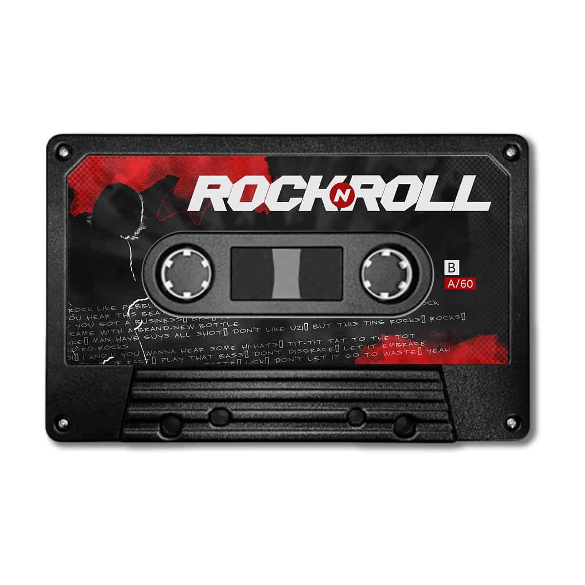 Rock ’n Roll – Retro Tape XL | Iconic Music Wall Art (60×40 cm)