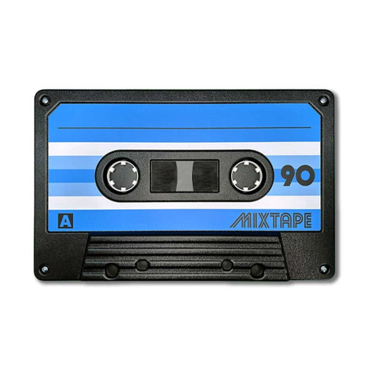 Classic Blue – Retro Tape XL | Iconic Music Wall Art (60×40 cm)