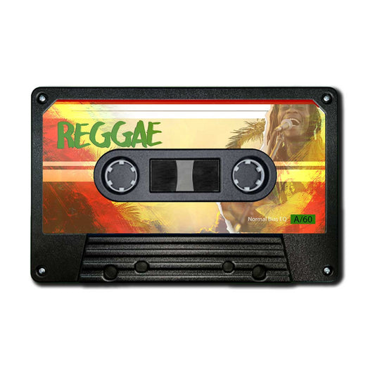 Sunset Reggae – Retro Tape XL | Iconic Music Wall Art (60×40 cm)