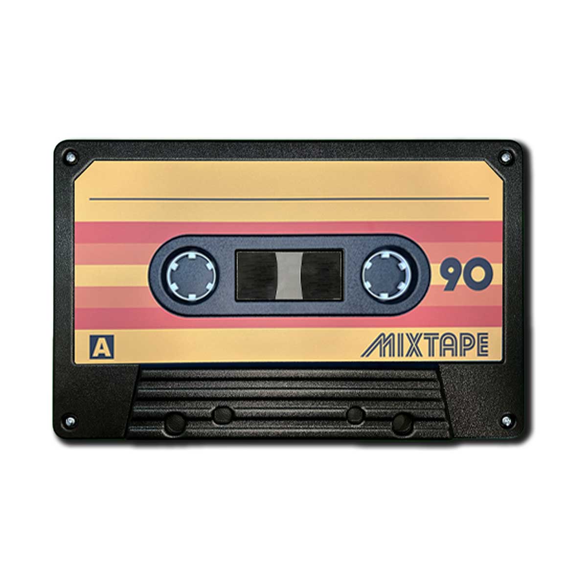 Classic Yellow – Retro Tape XL | Iconic Music Wall Art (60×40 cm)